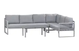 Hoek Lounge set Reims | Rechts | Sand