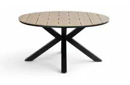 Ronde tuintafel Cyprus ø150cm | Wood | Polywood & Aluminium