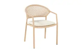 Stapelbare tuinstoel Taragona | Cappuccino | Rope | Hartman
