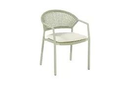 Stapelbare tuinstoel Taragona | Soft Green | Rope | Hartman