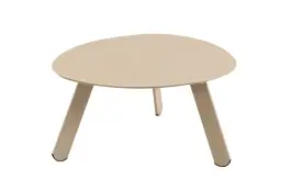 Bijzettafel Tiki 55x46x28cm | Taupe | Lesli Living