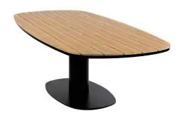 Tuintafel Tower 260cm | Black & Tecon Teak