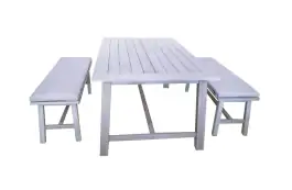 Tuinset Ravello | 3-delig | Fossil Grey | Acacia | Eurofar