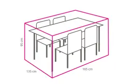 Outdoor Covers Tuinset beschermhoes | 165x135x95cm