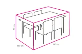 Outdoor Covers Tuinset beschermhoes | 185x150x95cm