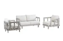 Stoel-bank loungeset Tulum | Camel | 2-persoonsbank