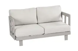 2-persoonsbank Tulum | Camel | Aluminium