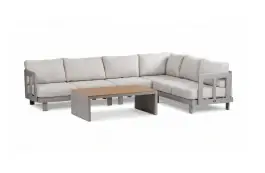 Hoek loungeset Tulum | 5-delig | Camel