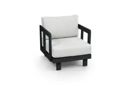 Loungestoel Tulum | Black & Beige