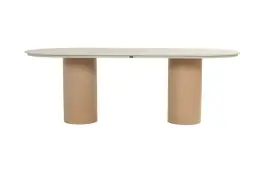 Tuintafel Valencia 220x100cm | Cappuccino & Beige | Hartman