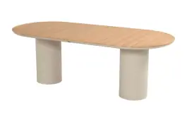 Tuintafel Valencia 220x100cm | Sand & Teak | Hartman