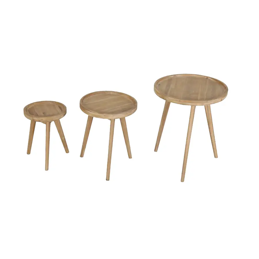 Acacia Bijzettafels San Jose Set van 3 – Eurofar Tuinmeubels