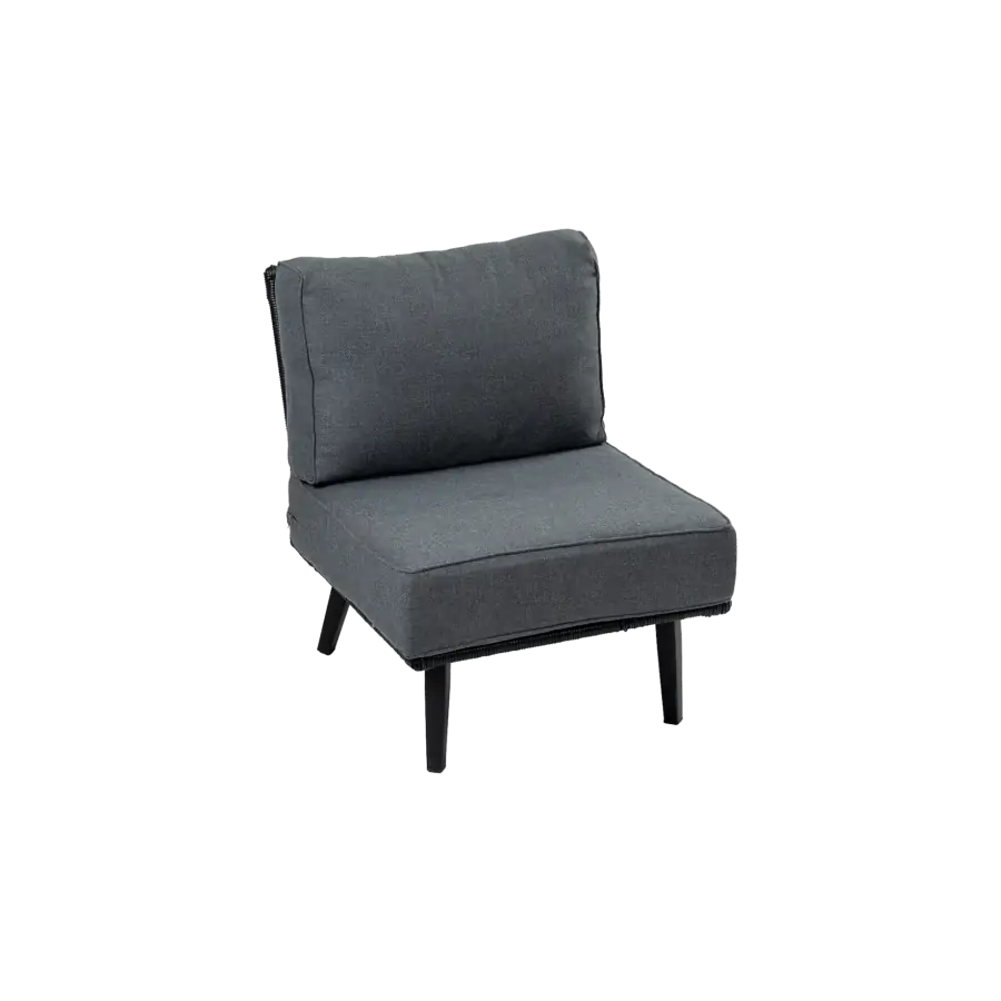 Middenelement Isabel | Black/Black | Rope