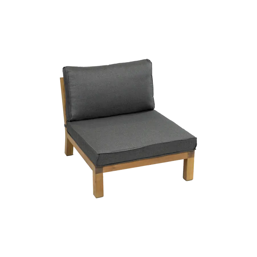 Middenelement Kent | Loungestoel | Grey | Acacia 