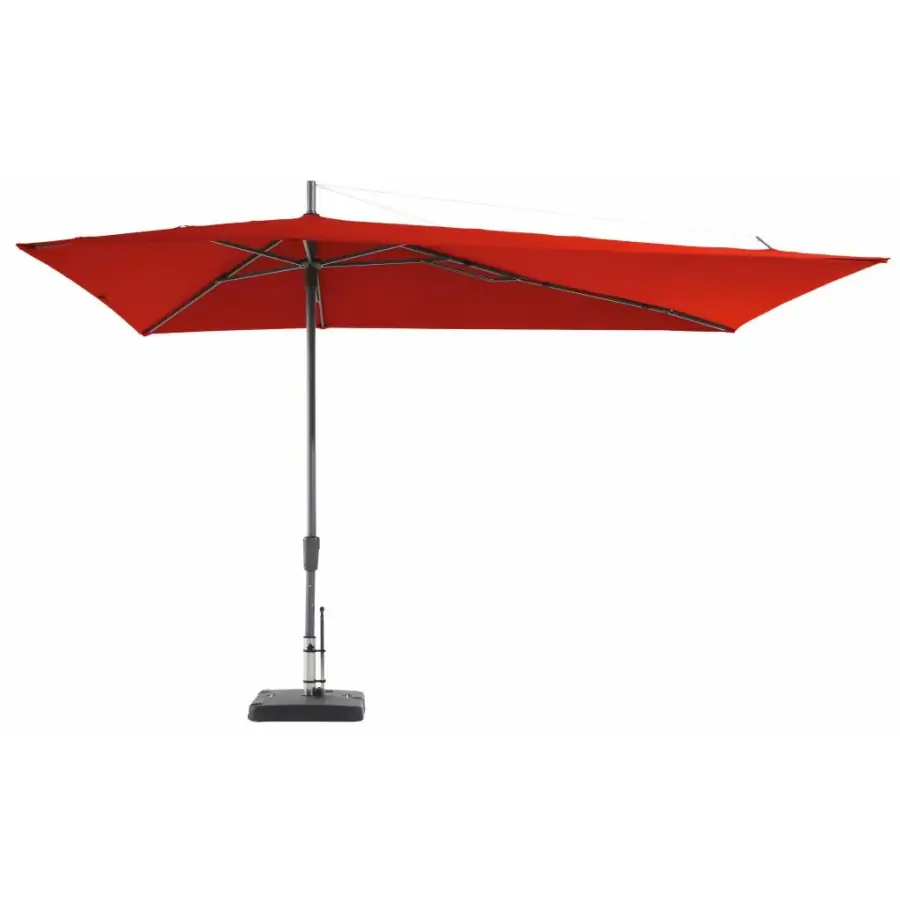 Madison Parasol | Asymetric Sideway | Brick Red | 220x360cm 