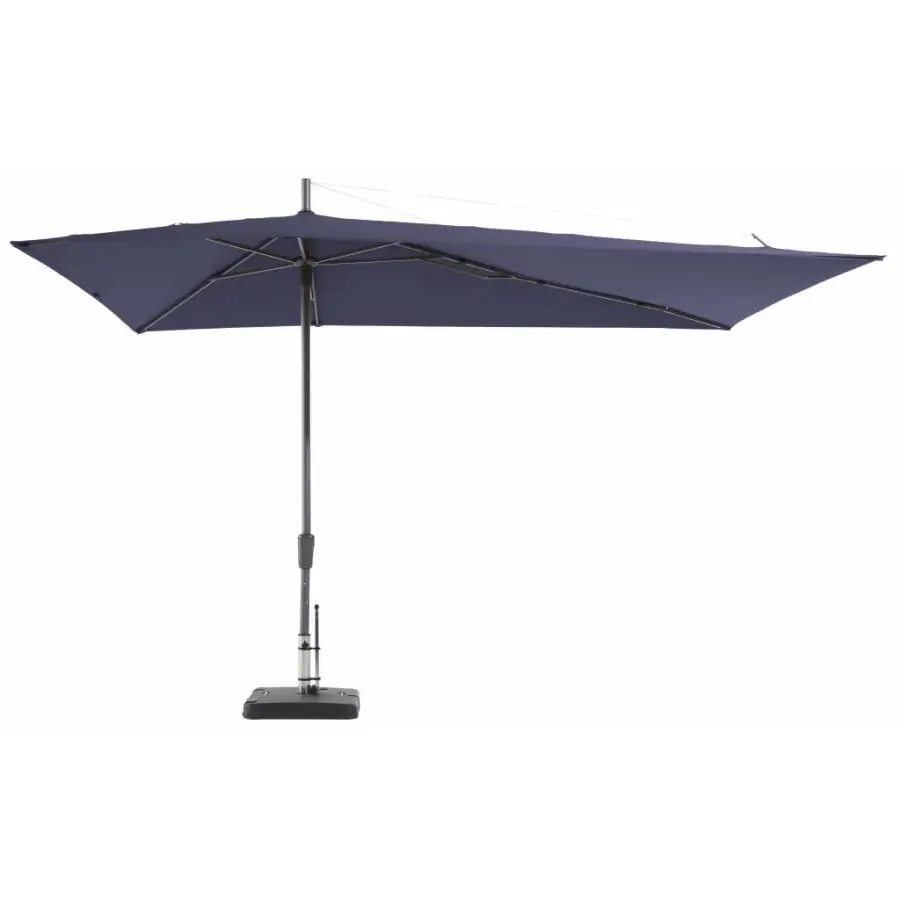 Madison Parasol | Asymetric Sideway | Safier Blue | 220x360cm 