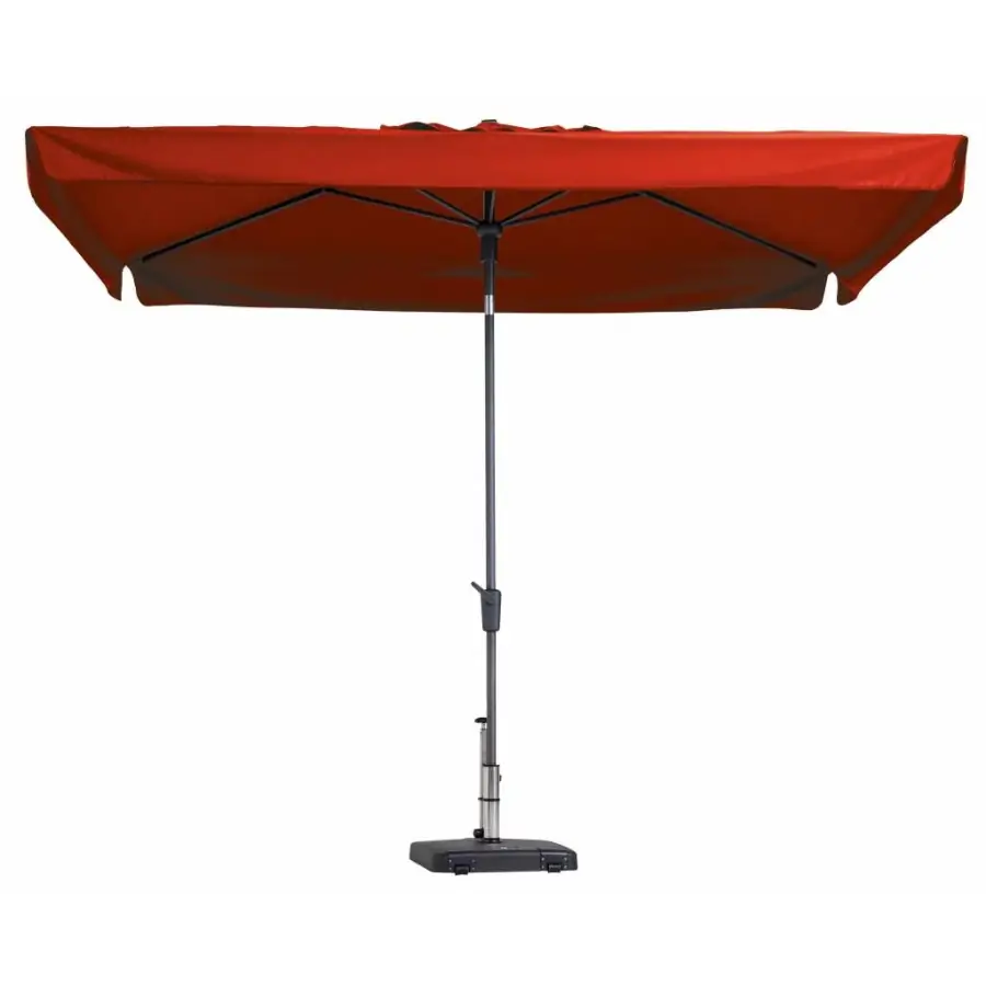Madison Parasol | Delos Luxe | Brick Red | 300x200cm