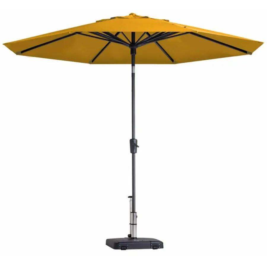 Madison Parasol | Paros Luxe Round | Golden Glow | ∅300cm 