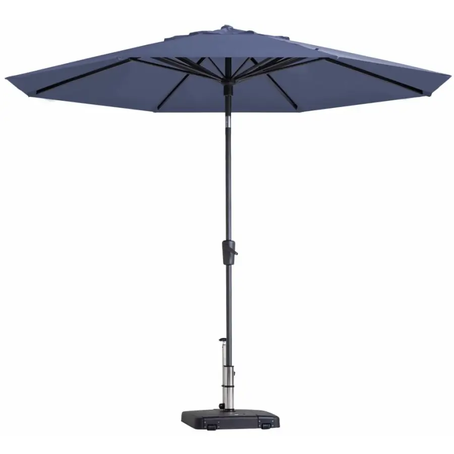 Madison Parasol | Paros Luxe Round | Safier Blue | ∅300cm 