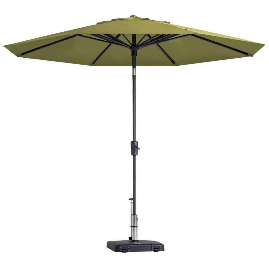 Madison Parasol | Paros Luxe Round | Sage Green | ∅300cm 