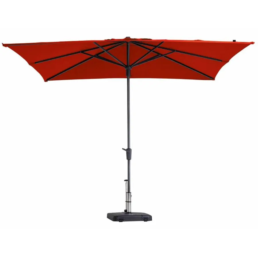 Madison Parasol | Syros Luxe Square | Brick Red | 280x280cm 