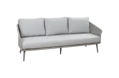 Loungebank Alezio | 3-persoons | Beige/Camel | Aluminium & Rope