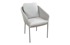 Dining tuinstoel Alezio | Beige/Camel | Rope