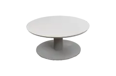  Loungetafel Barletta ø80cm | Sandstone/Camel | Aluminium & Kunststof