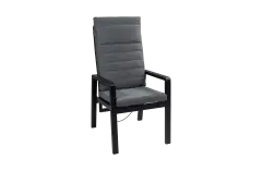 Verstelbare tuinstoel Berlijn | Black & Grey