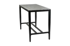 Bartafel Cyprus 150x75cm | Grey | Polywood & Aluminium