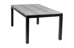Tuintafel Cyprus 180x100cm | Grey | Polywood & Aluminium
