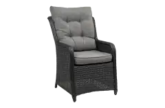 Dining tuinstoel Dublin | Black | Wicker 