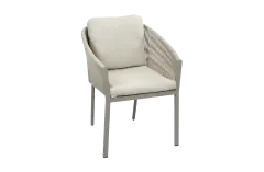 Stapelbare tuinstoel Elvira | Camel & Beige