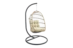 Hang Ei Malta | Sand & Black | Rope & Aluminium