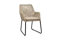 Dining tuinstoel Mona | Sand | Rope 