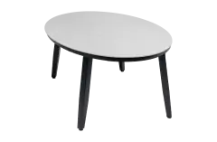 Bijzettafel Mykonos Ovaal 120x75cm  | Beton | Aluminium & Kunststof | Normin