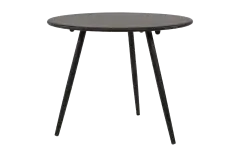 Bijzettafel Rafael &oslash;45cm | Black | Metaal | Lesli Living