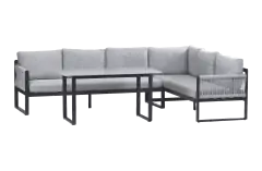 Reims-Black-hoge loungeset-dining-modern-rope-luxe-4-seizoenen-tuinmeubelen