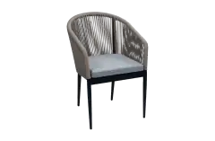 Stapelbare tuinstoel Sluis | Black & Off Sand