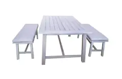 Tuinset Ravello | 3-delig | Fossil Grey | Acacia | Eurofar