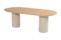 Tuintafel Valencia 220x100cm | Sand & Teak | Hartman