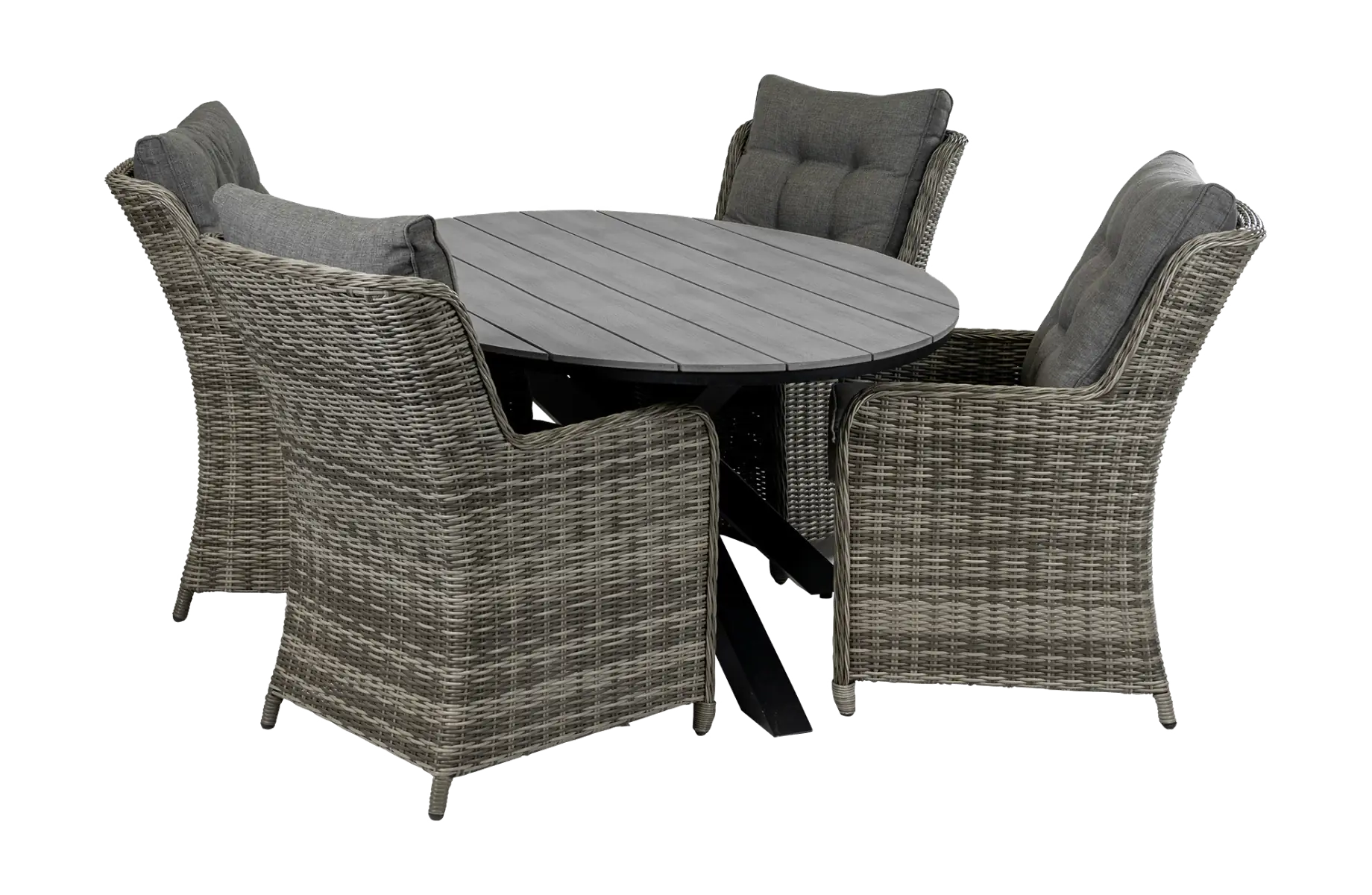 4-seizoenen-tuinmeubelen-5-delige-tuinset-4-dublin-ash grey-cyprus-grey-wicker vlechtwerk-aluminium frame