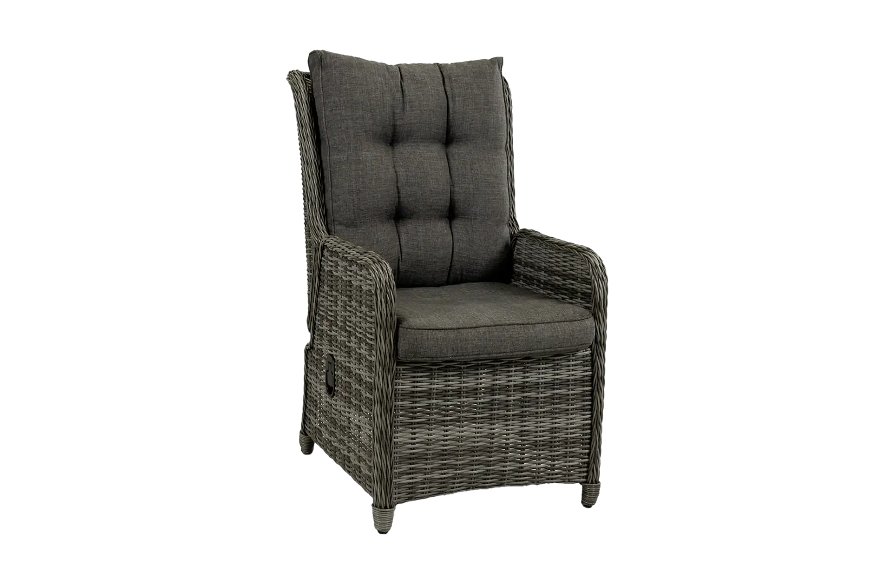 Verstelbare tuinstoel Dublin | Ash Grey | Wicker 