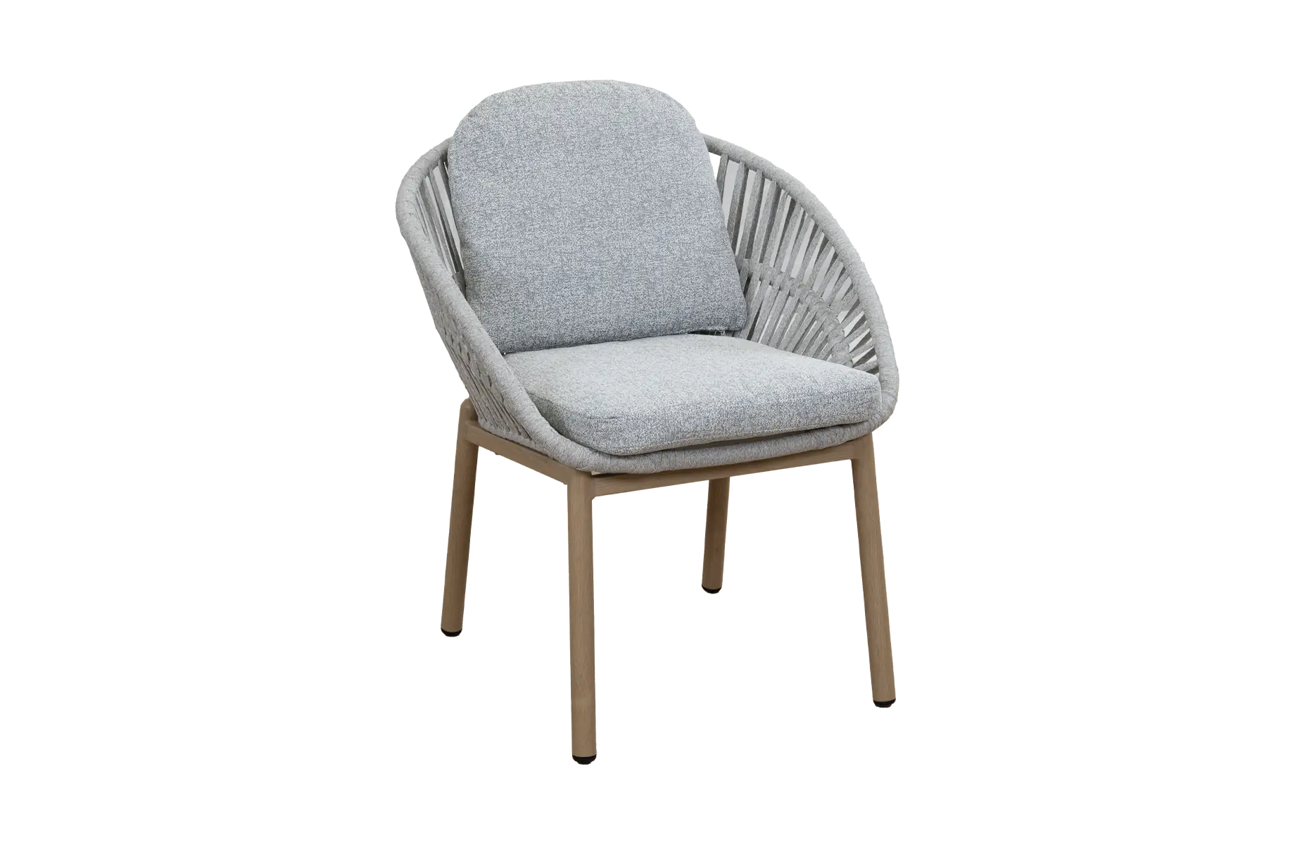 Dining tuinstoel Faro | Wood look & Stone | Rope