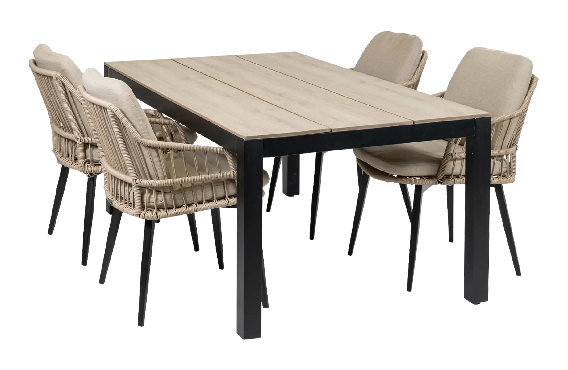 tuinset-4-personen-rope-tuinstoelen-sand-rechthoekige-tuintafel-polywood-houtlook