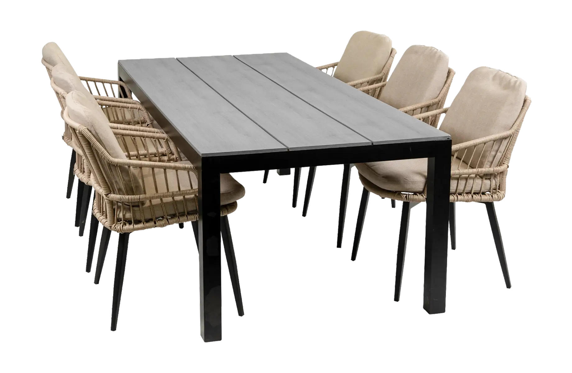 moderne-tuinset-6-personen-rope-tuinstoelen-voordelig-polywood-tuintafel-rechthoekig-grijs