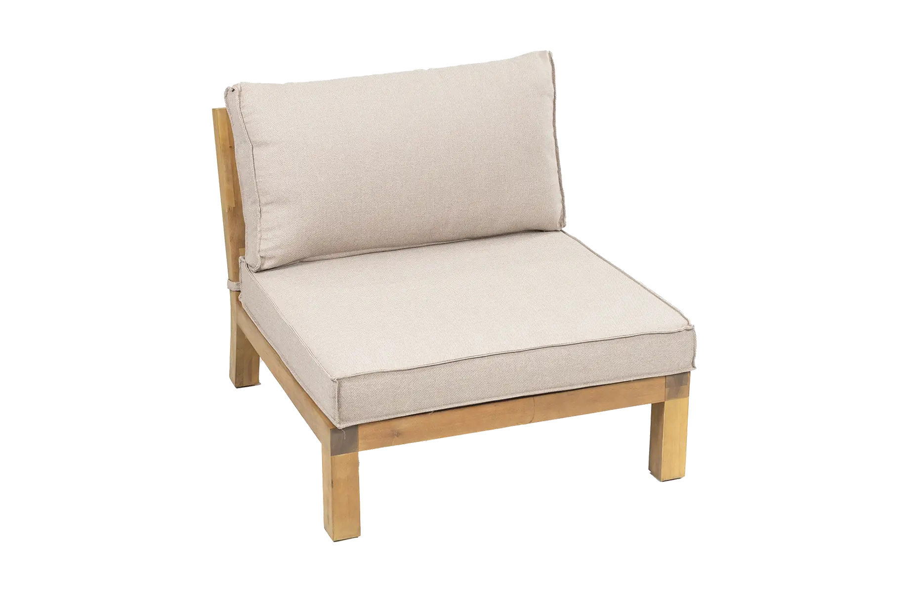 Middenelement Kent | Loungestoel | Sand | Acacia