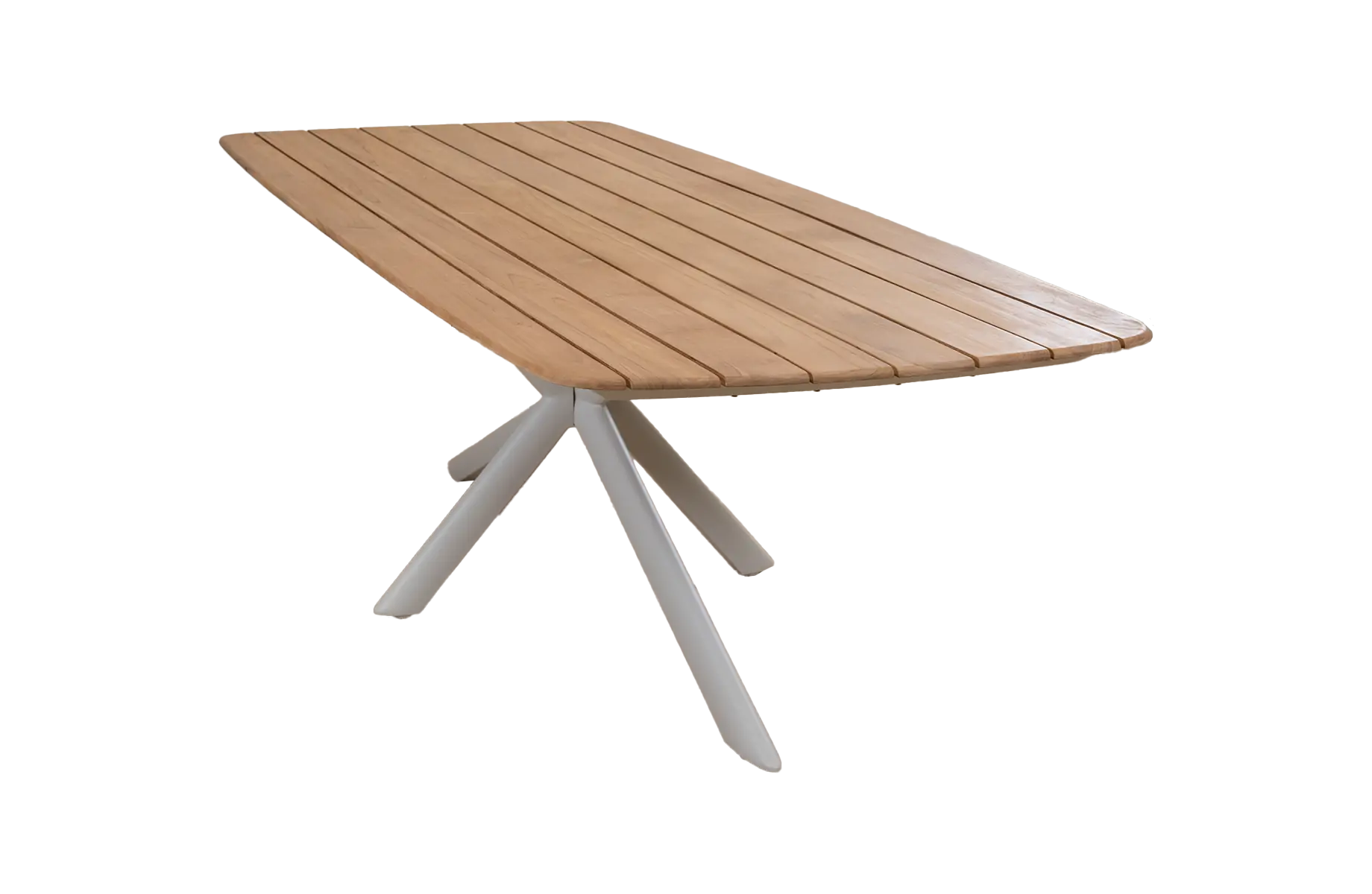 Tuintafel Leverano 240x100cm | Naturel | Aluminium & Teak