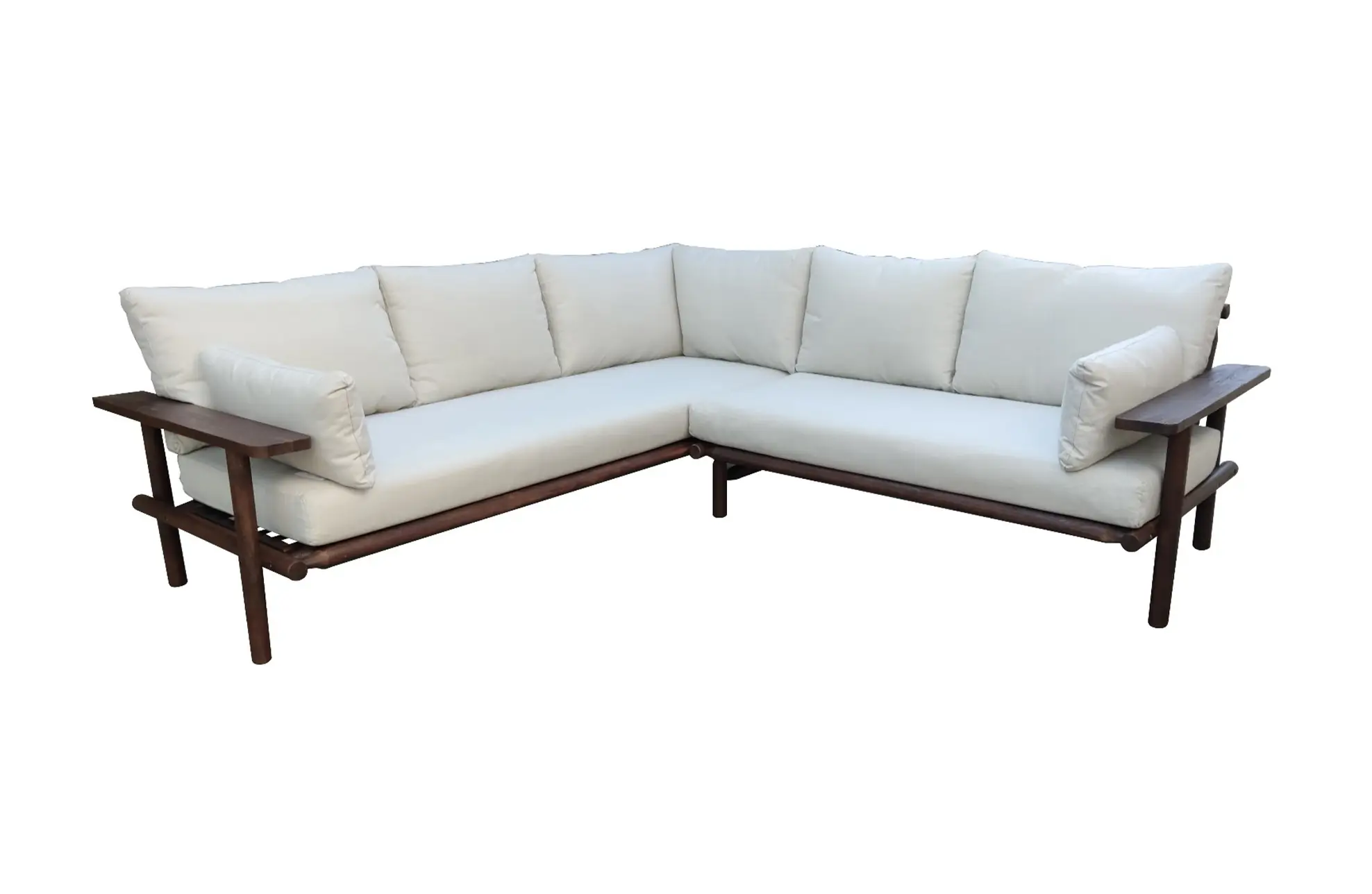 Loungebank Laruna | Stijlvolle Acacia en Sand Kleuren | Eurofar
