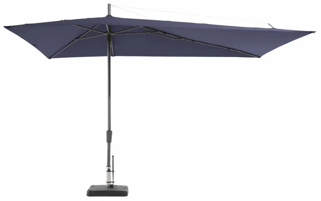 Madison Parasol | Asymetric Sideway | Safier Blue | 220x360cm 
